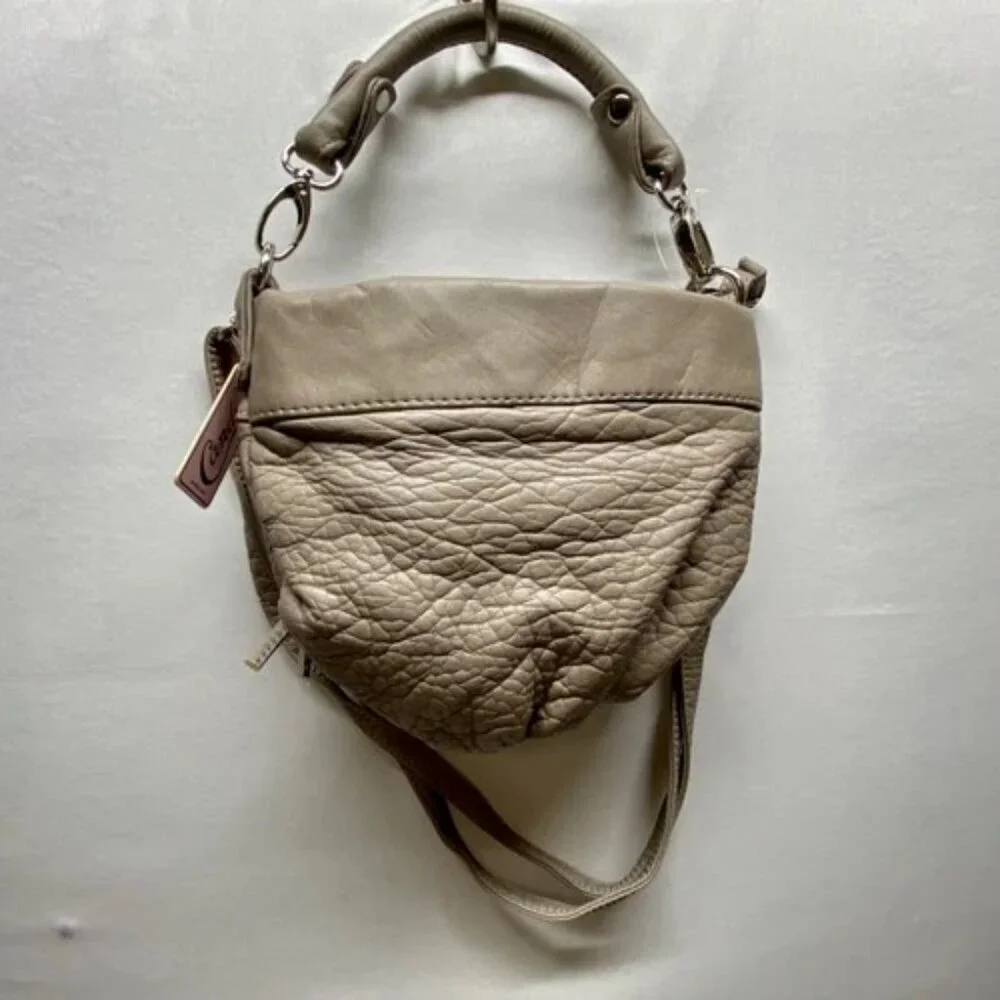 Candies Hand Bag‎ Shoulderbag Purse Grey Leather Khol's NWT